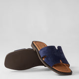Women's slip-on leather mules