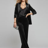 Moteriškas velvetinis švarkas