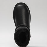 Women's leather boots with insulation