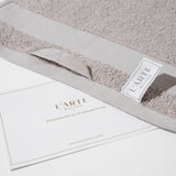 Cotton towel set in a basket - (4 VNT, 30 x 50 cm)