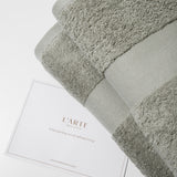 Rinkinys: medvilnės rankšluosčių rinkinys – (2 vnt, 70 x 140 cm) ir medvilnės rankšluosčių rinkinys – (2 vnt, 50 x 90 cm)